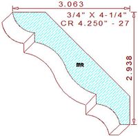Crown 4-1/4" - 27 Crown 4-1/4" - 27