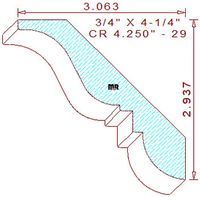 Crown 4-1/4" - 29 Crown 4-1/4" - 29