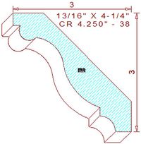 Crown 4-1/4" - 38 Crown 4-1/4" - 38