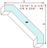 Crown 4-1/4" - 46 Crown 4-1/4" - 46