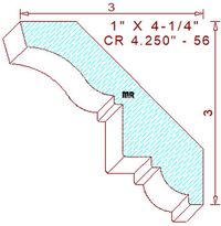 Crown 4-1/4" - 56 Crown 4-1/4" - 56