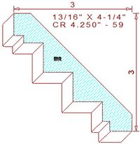 Crown 4-1/4" - 59 Crown 4-1/4" - 59