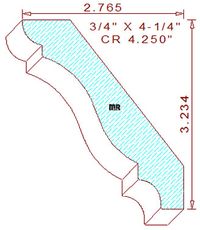 Crown 4-1/4" Crown 4-1/4"