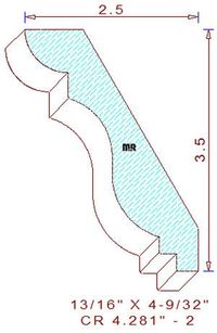Crown 4-9/32" - 2 Crown 4-9/32" - 2