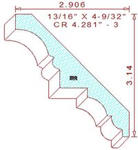 Crown 4-9/32" - 3 Crown 4-9/32" - 3