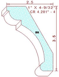 Crown 4-9/32" - 4 Crown 4-9/32" - 4