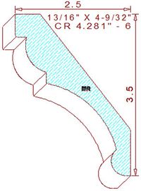 Crown 4-9/32" - 6 Crown 4-9/32" - 6