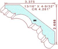 Crown 4-9/32" Crown 4-9/32"