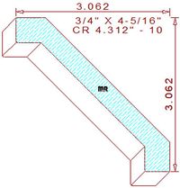 Crown 4-5/16" - 10 Crown 4-5/16" - 10