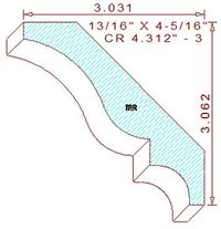 Crown 4-5/16" - 3 Crown 4-5/16" - 3