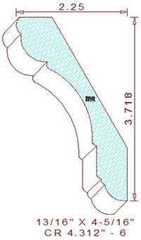 Crown 4-5/16" - 6 Crown 4-5/16" - 6