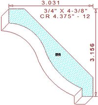 Crown 4-3/8" - 12 Crown 4-3/8" - 12