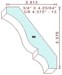 Crown 4-3/8" - 13 Crown 4-3/8" - 13