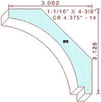 Crown 4-3/8" - 14 Crown 4-3/8" - 14