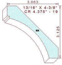 Crown 4-3/8" - 19 Crown 4-3/8" - 19