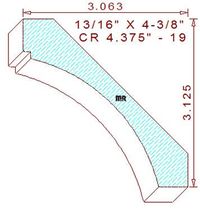 Crown 4-3/8" - 19