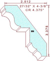 Crown 4-3/8" Crown 4-3/8"