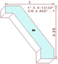 Crown 4-13/32" - 1 Crown 4-13/32" - 1