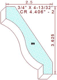 Crown 4-13/32" - 2 Crown 4-13/32" - 2