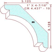 Crown 4-7/16" - 10 Crown 4-7/16" - 10