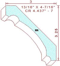 Crown 4-7/16" - 7 Crown 4-7/16" - 7