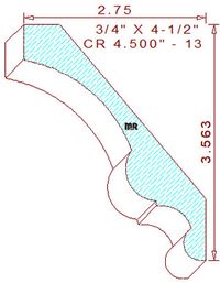 Crown 4-1/2" - 13 Crown 4-1/2" - 13