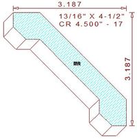 Crown 4-1/2" - 17 Crown 4-1/2" - 17