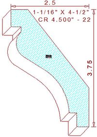 Crown 4-1/2" - 22 Crown 4-1/2" - 22