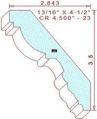 Crown 4-1/2" - 23 Crown 4-1/2" - 23