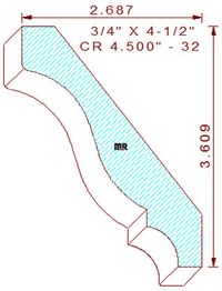 Crown 4-1/2" - 32 Crown 4-1/2" - 32
