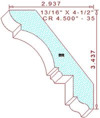 Crown 4-1/2" - 35 Crown 4-1/2" - 35