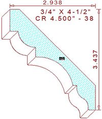 Crown 4-1/2" - 38 Crown 4-1/2" - 38
