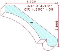 Crown 4-1/2" - 39 Crown 4-1/2" - 39