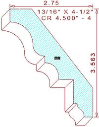 Crown 4-1/2" - 4 Crown 4-1/2" - 4