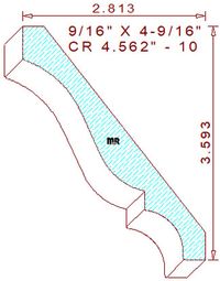 Crown 4-9/16" - 10 Crown 4-9/16" - 10