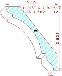 Crown 4-9/16" - 12 Crown 4-9/16" - 12