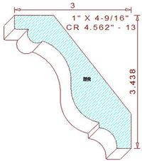 Crown 4-9/16" - 13 Crown 4-9/16" - 13