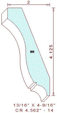 Crown 4-9/16" - 14 Crown 4-9/16" - 14