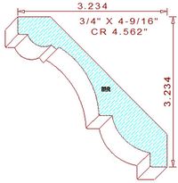 Crown 4-9/16" Crown 4-9/16"