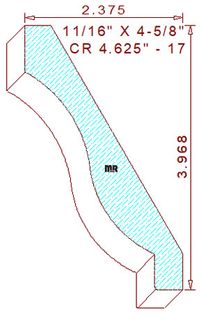 Crown 4-5/8" - 17 Crown 4-5/8" - 17