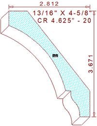 Crown 4-5/8" - 20 Crown 4-5/8" - 20