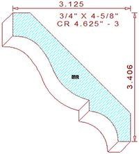 Crown 4-5/8" - 3 Crown 4-5/8" - 3