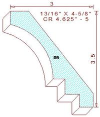 Crown 4-5/8" - 5 Crown 4-5/8" - 5