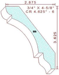Crown 4-5/8" - 6 Crown 4-5/8" - 6
