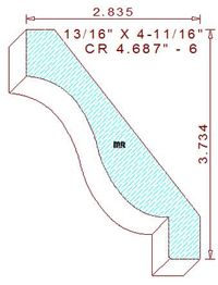 Crown 4-11/16" - 6 Crown 4-11/16" - 6