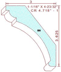 Crown 4-23/32" - 1 Crown 4-23/32" - 1