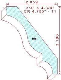 Crown 4-3/4" - 11 Crown 4-3/4" - 11