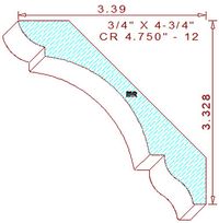 Crown 4-3/4" - 12 Crown 4-3/4" - 12