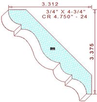 Crown 4-3/4" - 24 Crown 4-3/4" - 24