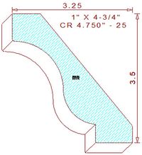 Crown 4-3/4" - 25 Crown 4-3/4" - 25